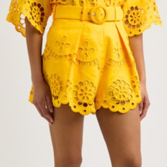 Zimmermann Pop Embroidered Shorts - Picture 9 of 11